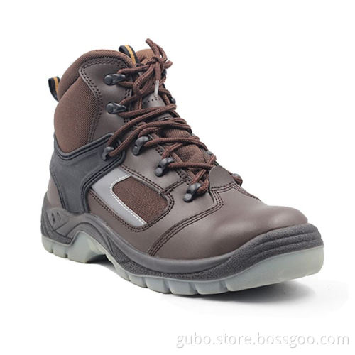 high ankle smashing resisitance safety shoes with tpu outsole